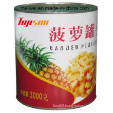 3000g Canned Pineapple From China